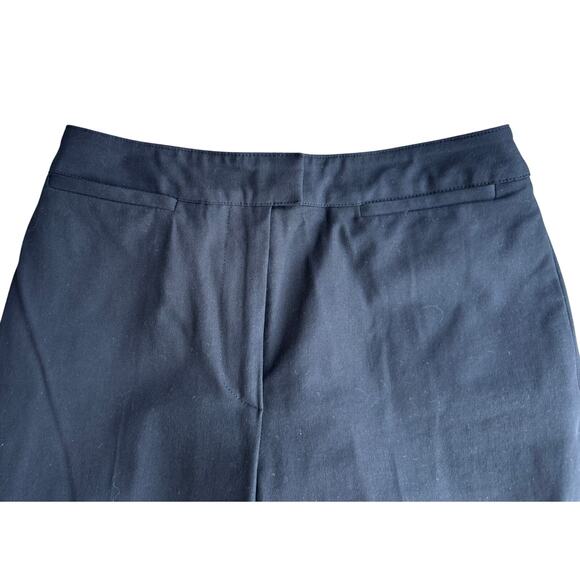 Piazza Sempione Brigette Black Ankle Stretch Trousers Italy 38 US 2 Like New - Picture 7 of 10